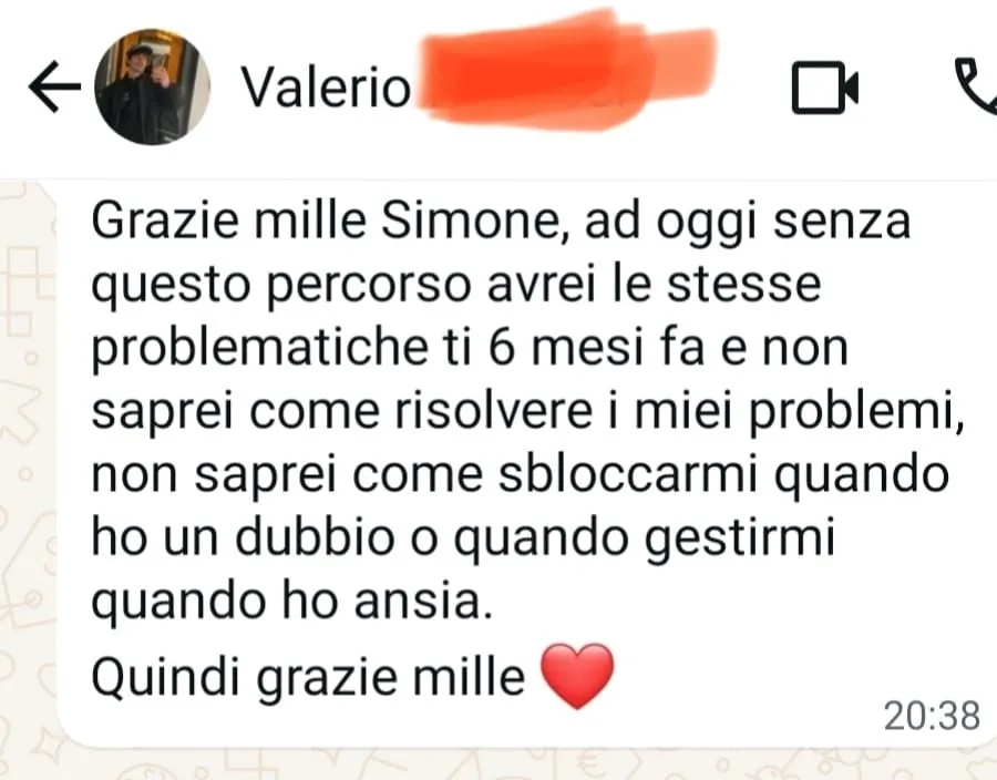 Messaggio di un genitore