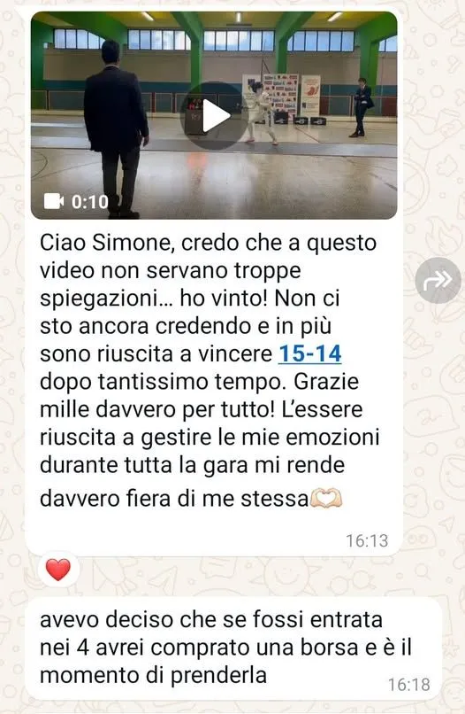 Messaggio di un genitore
